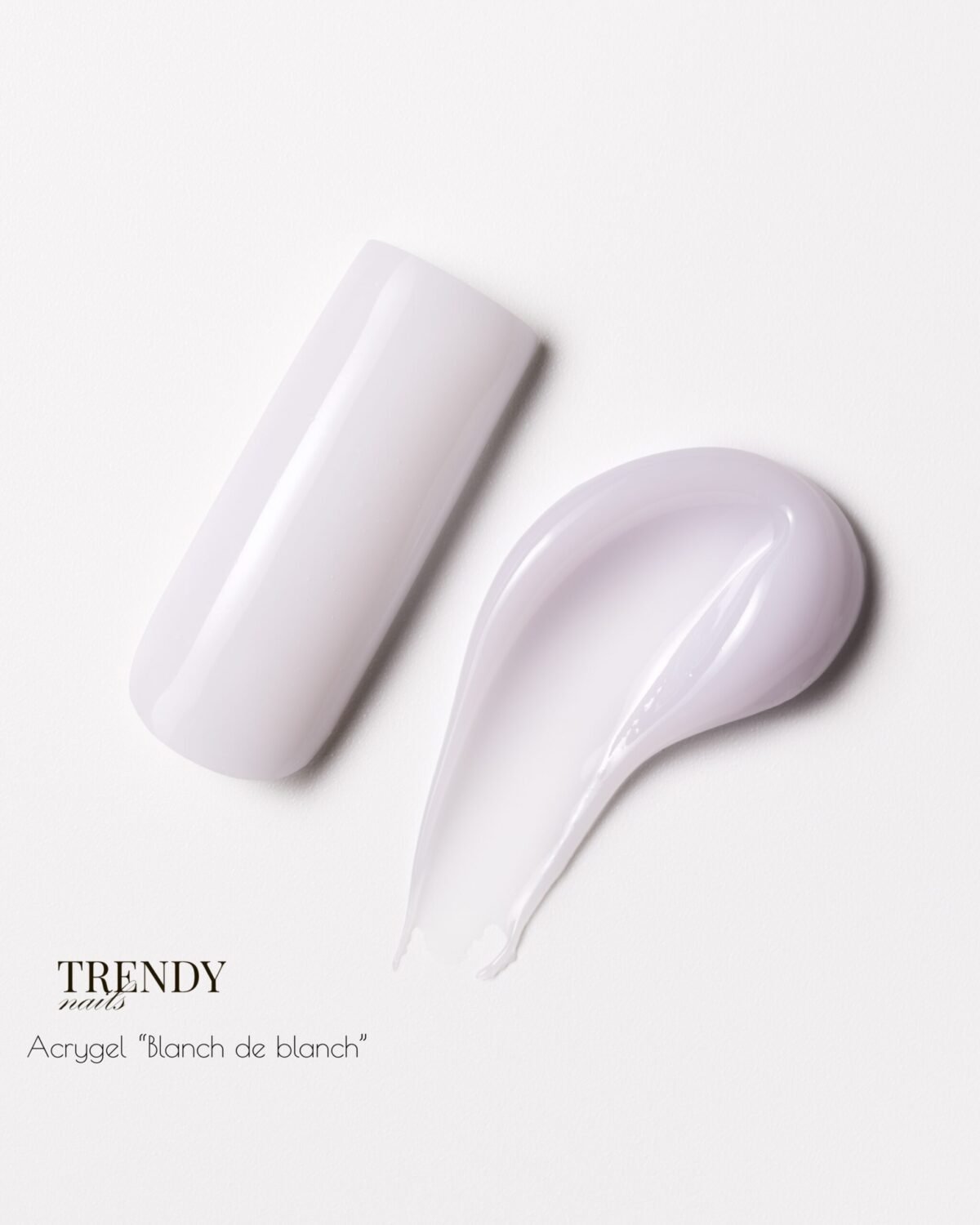 Acrygel Milky Blanc de Blanc Trendy Nails