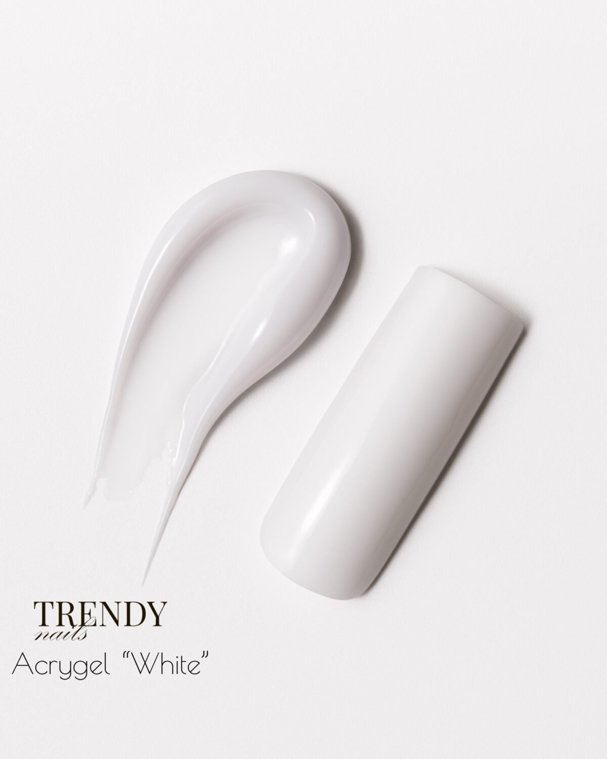 Acrygel White Trendy Nails