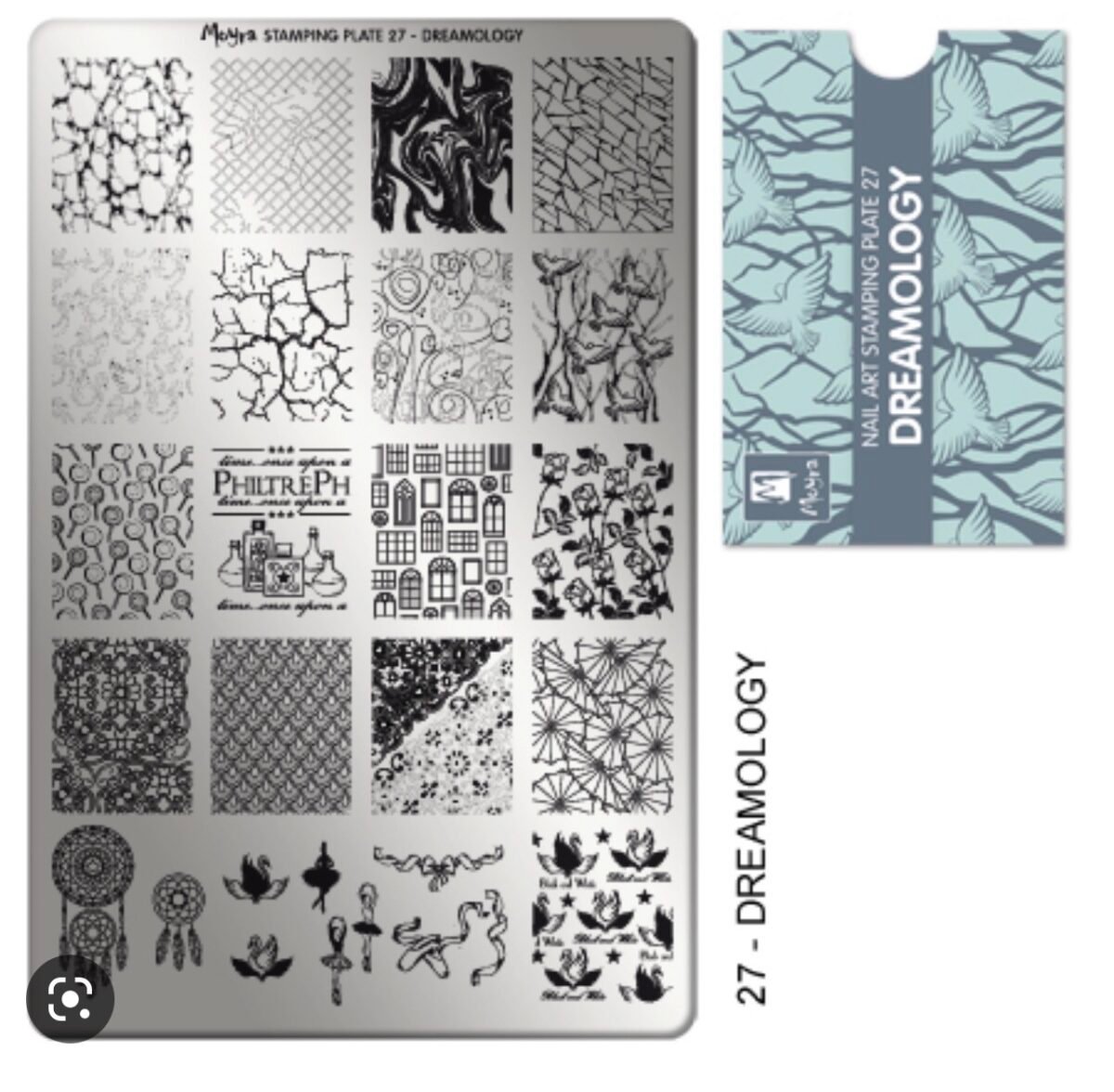 Moyra Stamping plate#27 Dreamology