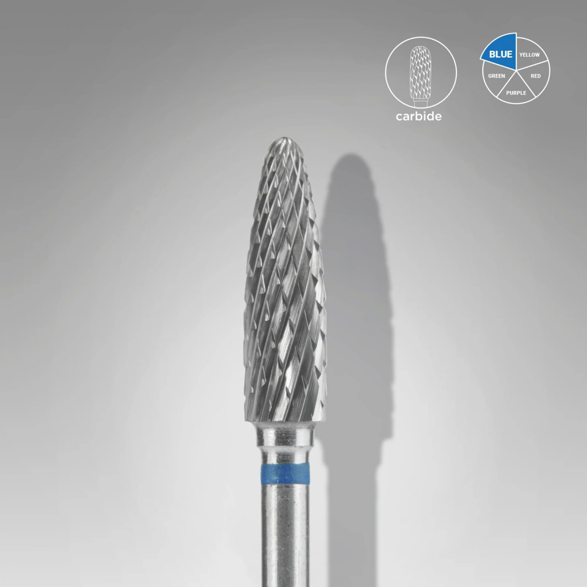 Carbide Nail Drill Bit Corn Blue EXPERT Head Diameter 4 Mm / Working Part 14 Mm