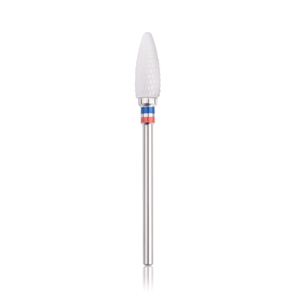 HBZ-274BL.RD060 Ceramic bur “corn” blue-red, L-14,0 mm., Ø6,0 mm
