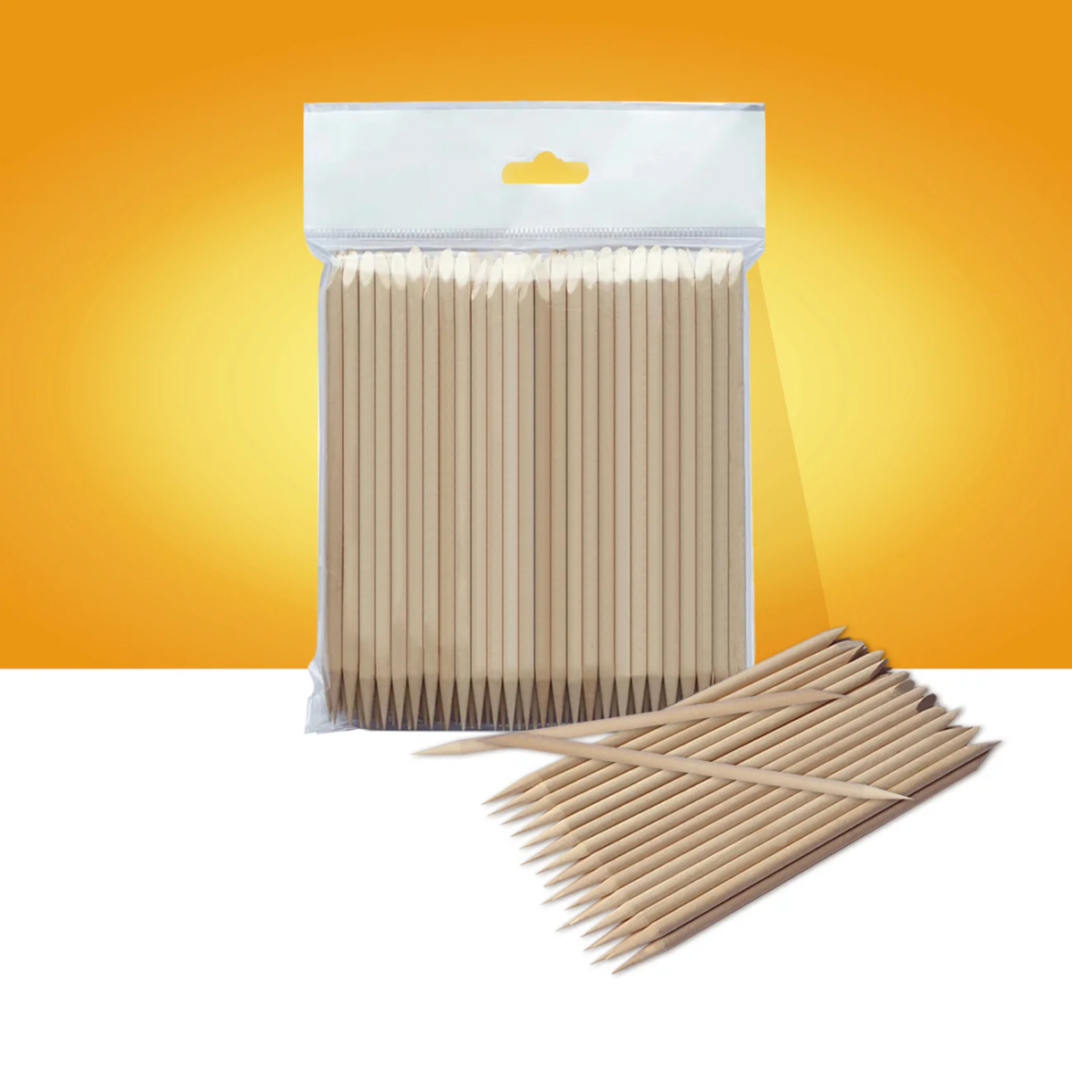 Orange Stick STALEKS PRO For Manicure, Wooden 150 Mm