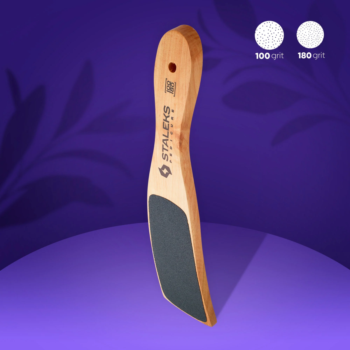 Wooden Foot File BEAUTY & CARE 10 TYPE 2 100/180 Grit