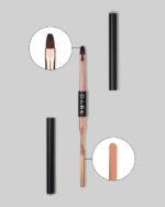 DARK  Double-sided brush  (spatula & rounded  9 mm)
