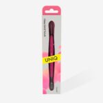 Manicure pusher Gummy with silicone handle UNIQ 11 TYPE 1 (straight flat and loop pusher) - Image 4
