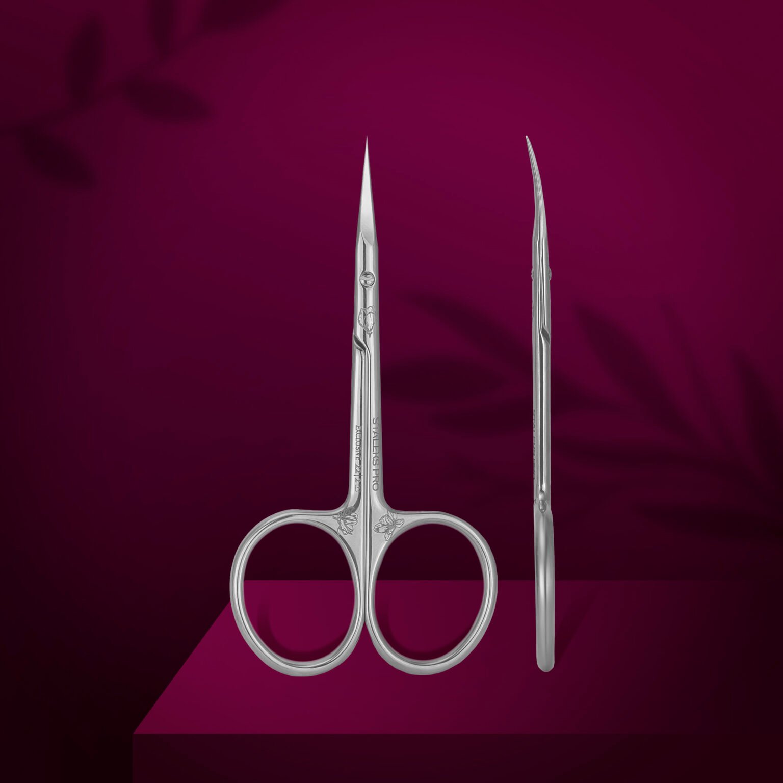 IMG_2098 Professional cuticle scissors EXCLUSIVE 22 TYPE 2 (magnolia) - Image 1