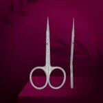 Professional cuticle scissors with hook EXCLUSIVE 21 TYPE 2 (magnolia)