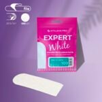 Disposable white files for pedicure grater EXPERT 10  (30 pcs)