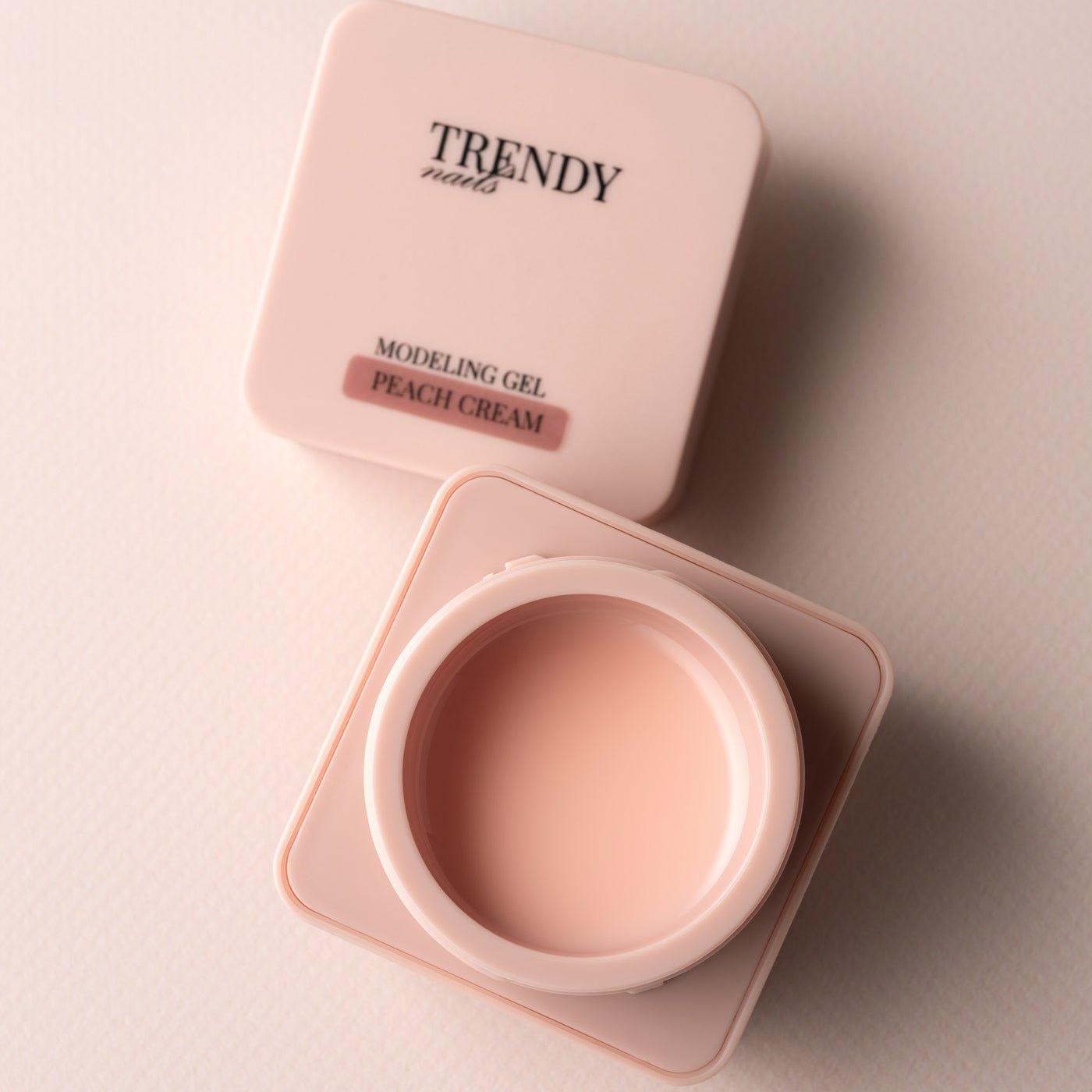 IMG_2573 Trendy Nails Modeling Gel Peach Cream - Image 1