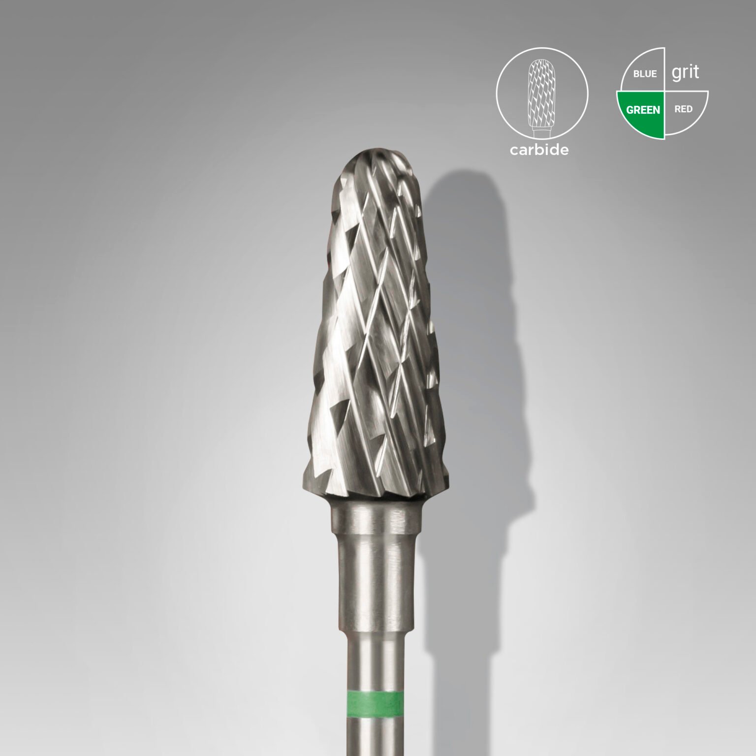 IMG_2644 Carbide nail drill bit frustum green EXPERT head diameter 6 mm / working part 14 mm - Image 1