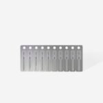 Diamond nail drill bit DUO flame red-blue EXPERT head diameter 2,1 mm / working part 8 mm - Image 3