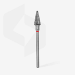 Carbide nail drill bit  cone red EXPERT head  diameter  6 mm / working part 14 mm - Image 2