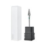 STALEKS EXPERT Carbide nail drill bit cone green, head diameter 6 mm, working part 14 mm - Image 3